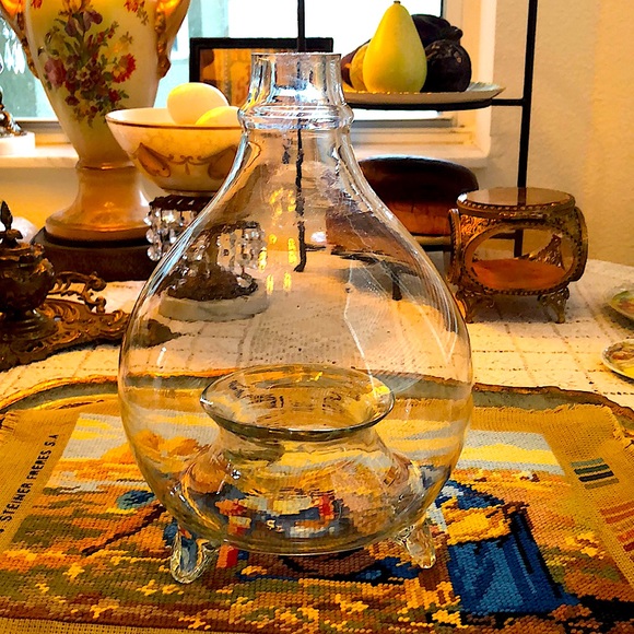 EUC- Antique handmade Blown Glass Wasp Flying Bugs Catcher - Picture 2 of 12